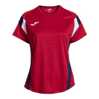 Joma Tennis-Shirt Corta Montreal 2025 rot/navyblau Damen