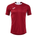 Joma Trainings-Tshirt Kick Pro (elastisches Material, leicht, atmungsaktiv) bordeauxrot/weiss Herren