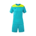 Joma Trainingsanzug (kurze Hose und kurzarm Shirt) Phoenix III Set türkisblau/gelb Herren