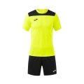 Joma Trainingsanzug (kurze Hose und kurzarm Shirt) Phoenix III Set gelb/schwarz Herren
