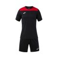 Joma Trainingsanzug (kurze Hose und kurzarm Shirt) Phoenix III Set schwarz/rot Herren