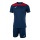 Joma Trainingsanzug (kurze Hose und kurzarm Shirt) Phoenix III Set navyblau/rot Herren
