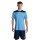 Joma Trainingsanzug (kurze Hose und kurzarm Shirt) Phoenix III Set hellblau/navyblau Herren