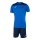 Joma Trainingsanzug (kurze Hose und kurzarm Shirt) Phoenix III Set royalblau/navyblau Herren