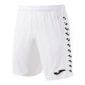 Joma Trainingshose Bermuda Heroic (100% Polyester, mit Seitentaschen) kurz weiss Herren