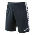 Joma Trainingshose Heroic (100% Polyester) kurz anthrazitgrau/weiss Herren
