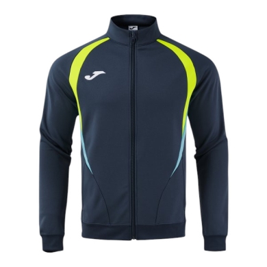 Joma Trainingsjacke Championship 20 (atmungsaktiv, bequem, rec. Polyester) marineblau/neongelb Herren