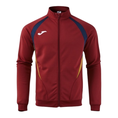 Joma Trainingsjacke Championship 20 (atmungsaktiv, bequem, rec. Polyester) weinrot/dunkelblau Herren