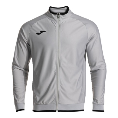 Joma Trainingsjacke Combi Premium (mit Seitentaschen, atmungsaktiv Funktionsmaterial) grau Herren