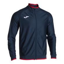 Joma Trainingsjacke Combi Premium (mit Seitentaschen, atmungsaktiv Funktionsmaterial) navy/rot Herren