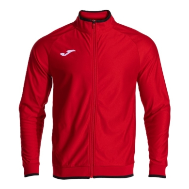 Joma Trainingsjacke Combi Premium (mit Seitentaschen, atmungsaktiv Funktionsmaterial) rot/schwarz Herren