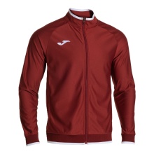 Joma Trainingsjacke Combi Premium (mit Seitentaschen, atmungsaktiv Funktionsmaterial) bordeaux/weiss Herren