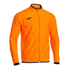 Joma Trainingsjacke Combi Premium (mit Seitentaschen, atmungsaktiv Funktionsmaterial) orange/schwarz Herren