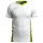 Joma Sport-Tshirt Camiseta Manga Corta Court (V-Ausschnitt) sweiss/grün Herren