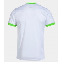Joma Tennis-Tshirt Court (V-Ausschnitt) weiss/grün Herren