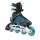 K2 Inline Skates Alexis 84 Boa (Rollen: 84mm/83A, Kugellager: ILQ 7) tealblau/weiss Damen