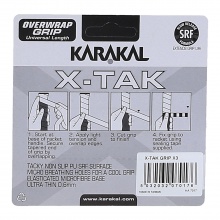 Karakal Overgrip X-Tak 0.6mm orange 3er