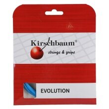 Besaitung mit Tennissaite Kirschbaum ProLine Evolution (Haltbarkeit+Kontrolle) blau