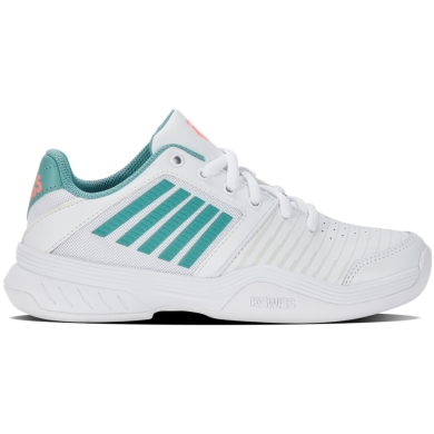 KSwiss Tennisschuhe Court Express Indoor/Carpet/Teppich weiss/mint Mädchen