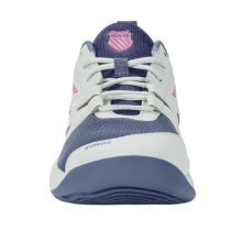 KSwiss Tennisschuhe Speedtrac Allcourt 2024 weiss/dunkelblau/pink Kinder
