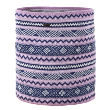 Kama Multifunktionstuch (Halstuch) S35 - Merinowolle - pink/blau - 1 Stück
