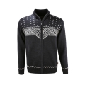 Kama Sweater Pullover 4065 Full Zip (Merinowolle) graphitgrau Herren