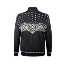 Kama Sweater Pullover 4065 Full Zip (Merinowolle) graphitgrau Herren