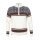 Kama Sweater Pullover 4097 Half Zip mit Nordischen Muster (Merinowolle, sehr warm) weiss Herren