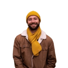 Kama Schal (100% Merinowolle) S07 - gelb 170m x 22cm - 1 Stück