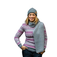 Kama Schal (100% Merinowolle) S07 - hellgrau 170m x 22cm - 1 Stück