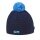 Kama Strickmütze (Bommel) K36 Merino Kamakadze - navyblau/blau - 1 Stück