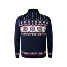 Kama Sweater Pullover 4054 Half Zip (warm, Strickmaterial) dunkelblau Herren