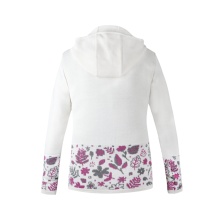 Kama Kapuzenpullover 5049 Full Zip (Merinowolle-Mischung, warm) weiss Damen