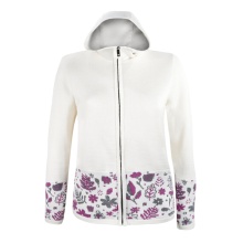 Kama Kapuzenpullover 5049 Full Zip (Merinowolle-Mischung, warm) weiss Damen