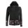 Kama Kapuzenpullover 5049 Full Zip (Merinowolle-Mischung, warm) schwarz Damen