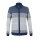 Kama Sweater Pullover 5059 Full Zip (Merinowolle, warm) blau/weiss Damen