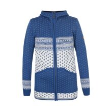 Kama Kapuzenpullover 5066 Full Zip (Merinowolle-Mischung) denimblau Damen