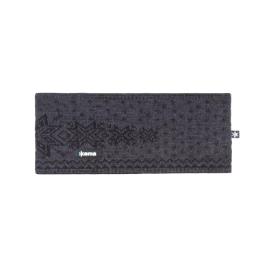 Kama Stirnband C41 (Merinowolle) - graphitgrau - 1 Stück