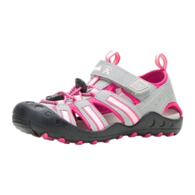 Kamik Sandale Crab (wasserdichtes Synthetikleder) grau/pink Kinder
