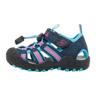 Kamik Sandale Crab (wasserdichtes Synthetikleder) navyblau/teal/marine Kinder