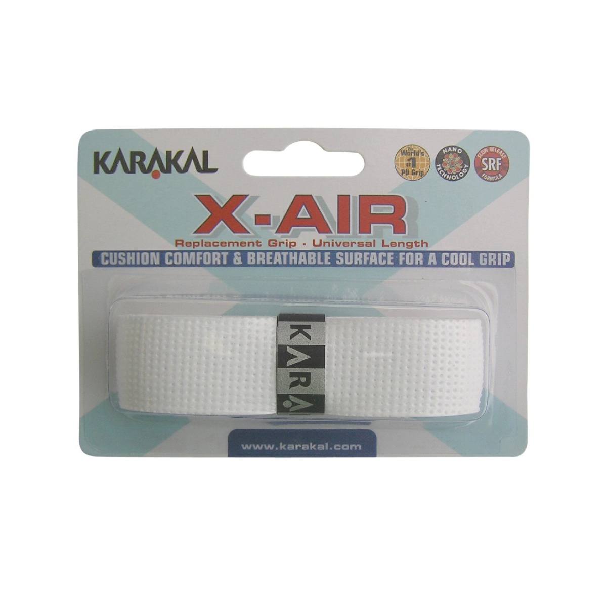 Poignée Karakal X-Air - Remplaçante Respirante Bleue Pour Raquettes