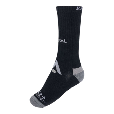 Karakal Indoorsocke X2+ MId-Calf schwarz/grau - 1 Paar