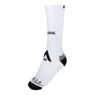 Karakal Indoorsocke X2+ MId-Calf weiss/schwarz - 1 Paar