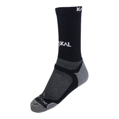 Karakal Indoorsocke X4+ MId-Calf schwarz/grau - 1 Paar