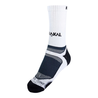 Karakal Indoorsocke X4+ MId-Calf weiss/schwarz/grau - 1 Paar