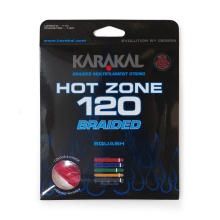 Karakal Squashsaite Hot Zone Braided 120 (Power+Kontrolle) 1.20mm rot 11m Set