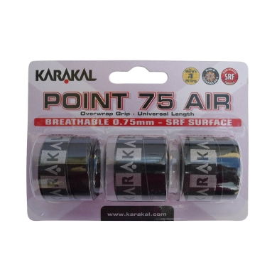 Karakal Overgrip Point Air 0.75mm schwarz 3er