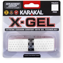 Karakal Basisband X-Gel (Shockabsorption, glatt gelocht) 2.2mm weiss