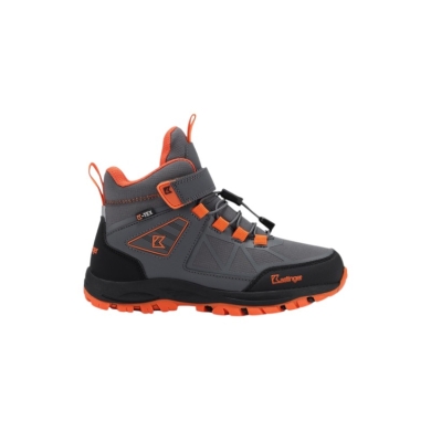 Kastinger Wander-Freizeitschuhe Karlspitz Mid V EV KTX (wasserdicht) grau/orange Kinder (32-35)