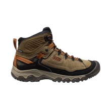 Keen Wanderschuhe Targhee IV Mid WP (Nubukleder, wasserdicht) hellbraun/schwarz Herren